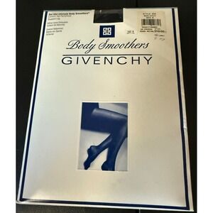 Givenchy‎ Womens Size B Pantyhose Navy Ultimate Body Smoothers Control Top NEW